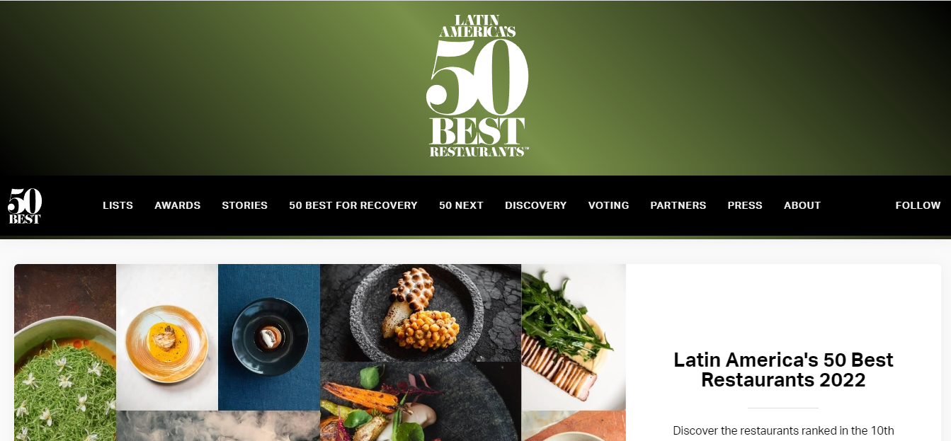 Latin America’s 50 Best Restaurants Reveals The Inaugural List Of ...